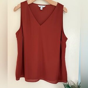 Nine West Terracotta Sleeveless Top